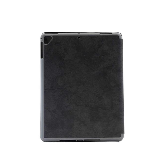 كفر جلدي Leather Case with Pencil Slot Apple iPad 9.7" Comma - أسود - SW1hZ2U6NTM5OTI=