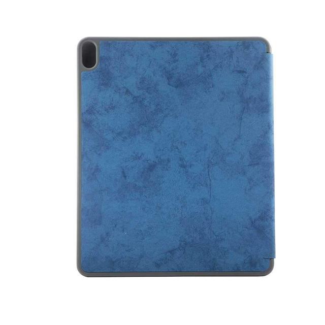comma leather case with pencil slot for apple ipad pro 12 9 2018 blue - SW1hZ2U6NjE5NjM=