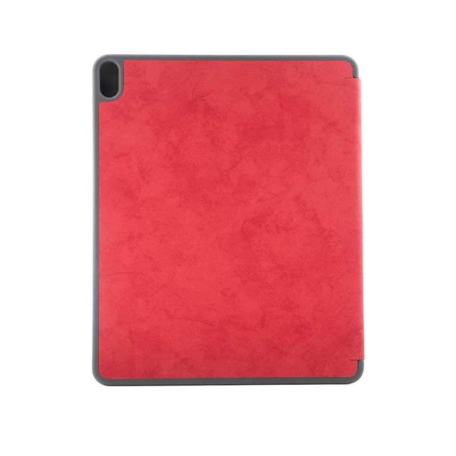 comma leather case with pencil slot for apple ipad pro 12 9 2018 red - SW1hZ2U6NjE5Njc=
