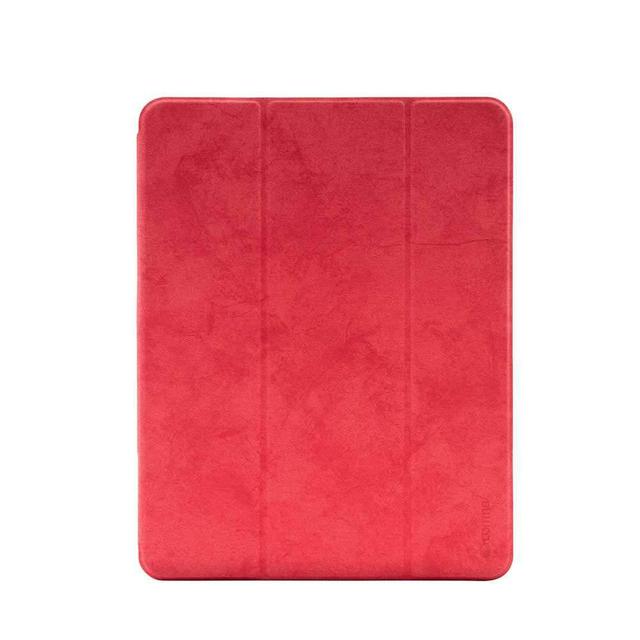 comma leather case with pencil slot for apple ipad pro 11 red - SW1hZ2U6NjE5NzQ=