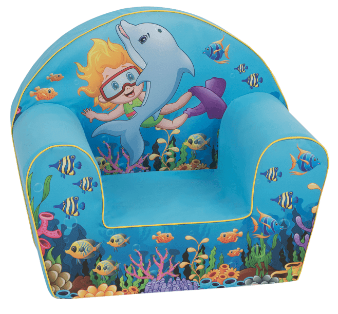 أريكة Delsit Arm Chair -  بحر مع لون أزرق