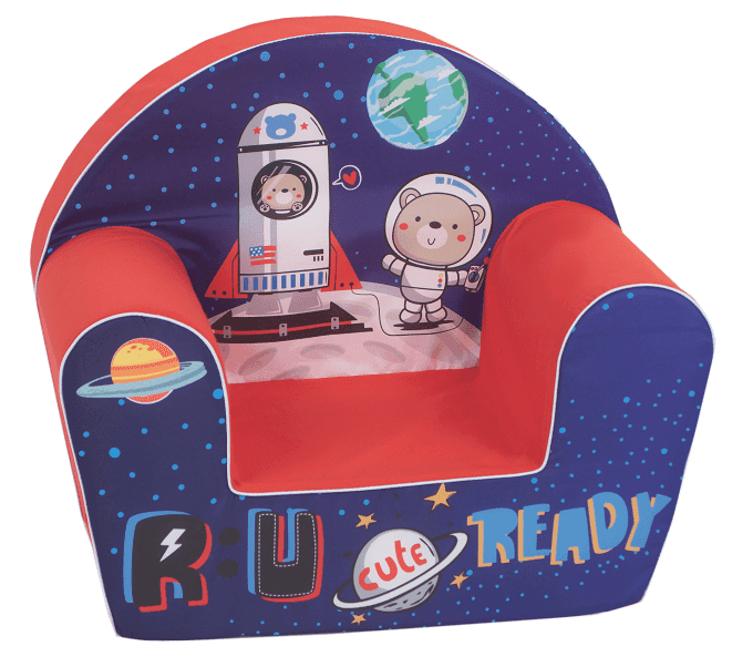 أريكة Delsit Arm Chair -  صاروخ فضاء مع لون أحمر