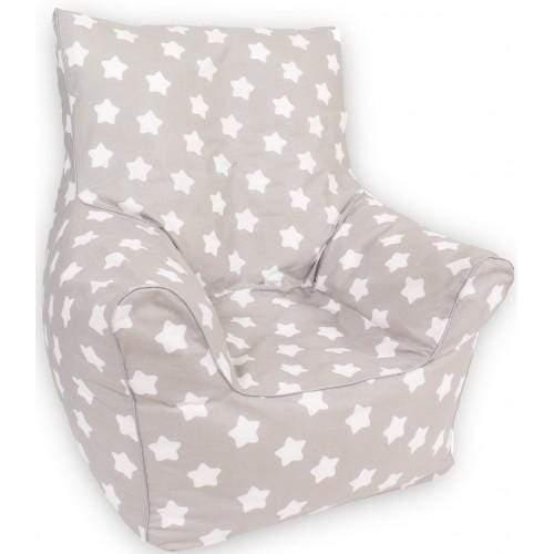 أريكة Delsit Bean Chair - رمادي مع نجوم