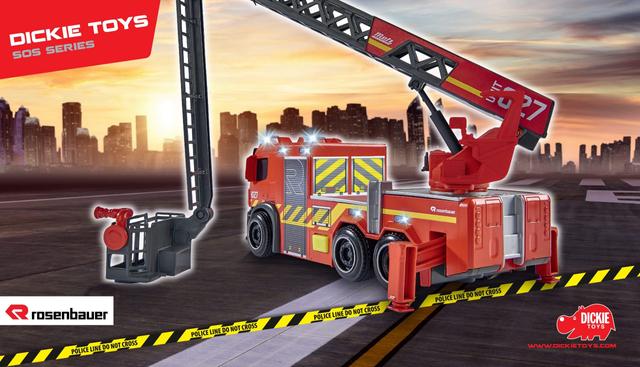 لعبة سيارة إطفاء City Fire Ladder Truck - Dickie - SW1hZ2U6NjA2Nzc=