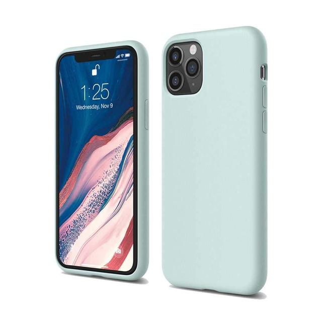 Elago Silicone Case for iPhone 11 Pro Max - Baby Mint_x005F_x000D_ - SW1hZ2U6NDY2ODQ=