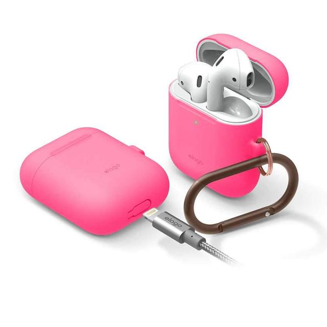 elago skinny hang case for apple airpods neon hot pink - SW1hZ2U6NDE5OTI=