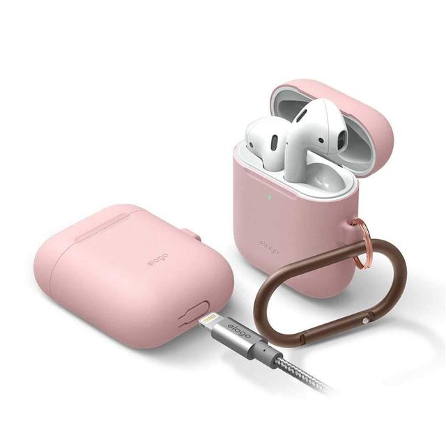 elago skinny hang case for apple airpods lovely pink - SW1hZ2U6NDE5NzY=
