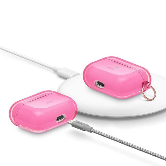 elago clear hang case for apple airpods pro lovely pink - SW1hZ2U6NTMzNTA=