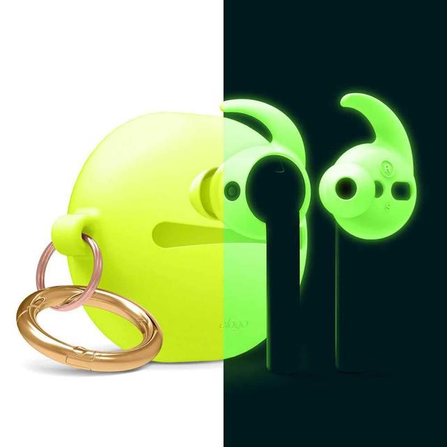 elago hook earbuds cover with pouch for apple airpods neon yellow - SW1hZ2U6NjIzMDE=