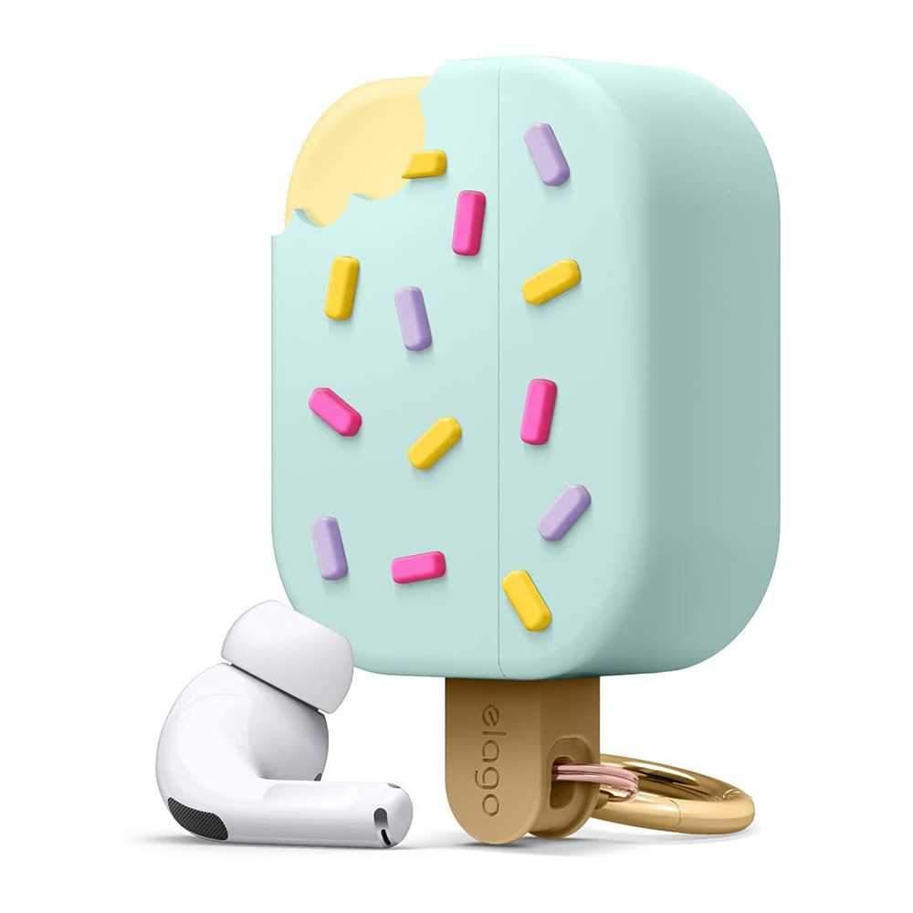 محفظة سماعات برو Elago Airpods Pro Ice Cream Case - Mint - cG9zdDo3ODYwNA==