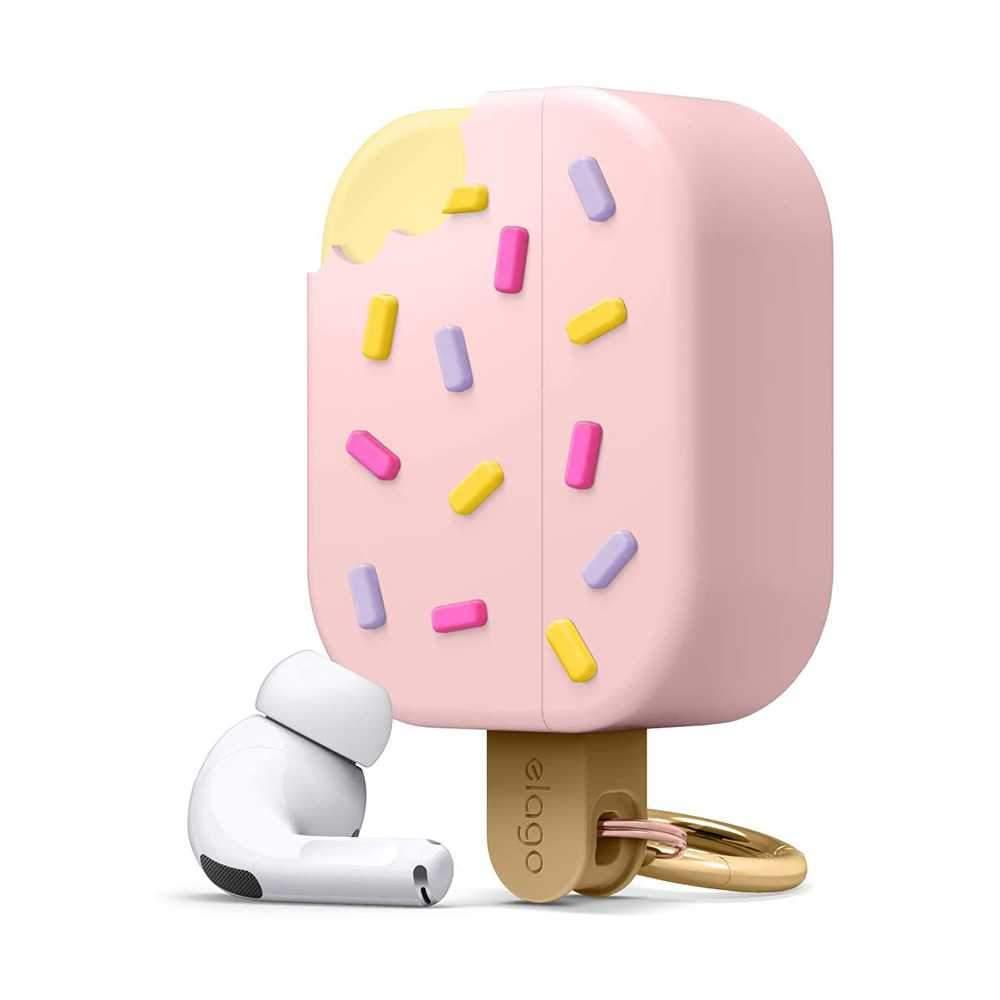 محفظة سماعات برو Elago Airpods Pro Ice Cream Case - Lovely Pink - cG9zdDo3ODYxNg==