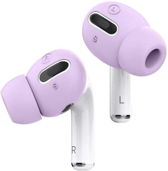 كفر سماعات برو Elago Airpods Pro Earbuds Cover Plus with Integrated Tips ( 6 Pairs ) - Lavender - SW1hZ2U6Nzg2MzM=