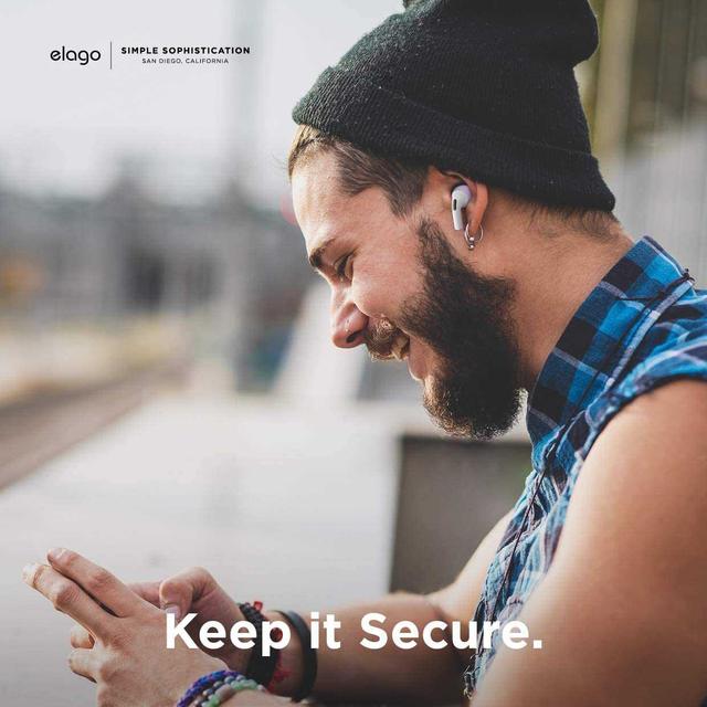 كفر سماعات برو Elago Airpods Pro Earbuds Cover Plus with Integrated Tips ( 6 Pairs ) - Lavender - SW1hZ2U6Nzg2MzU=