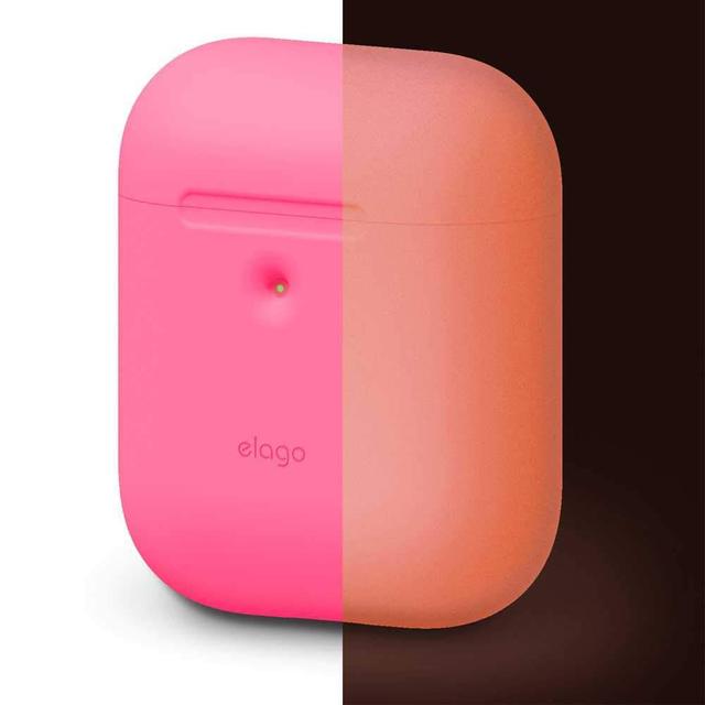 elago 2nd generation airpods silicone case neon hot pink - SW1hZ2U6Mzg1NzM=