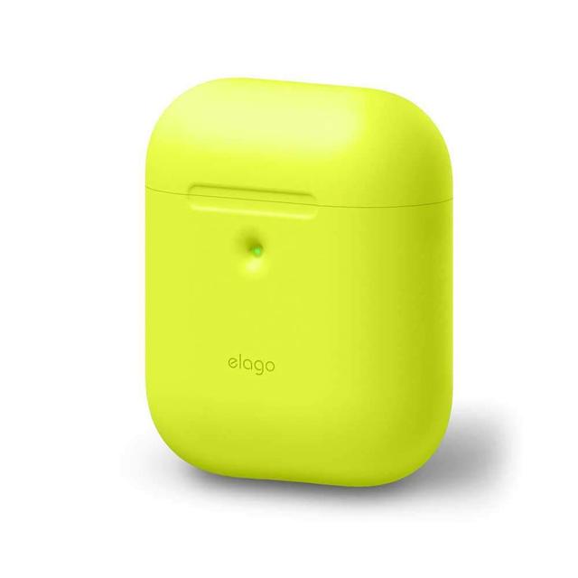 elago 2nd generation airpods silicone case neon yellow - SW1hZ2U6Mzg1NzY=
