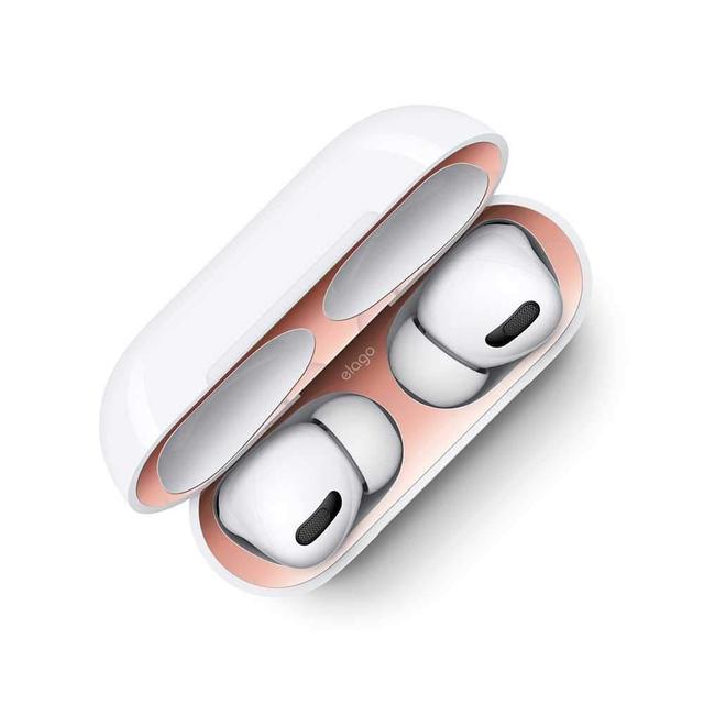 elago dust guard for apple airpods pro 2 sets glossy rose gold - SW1hZ2U6NDE4NjI=