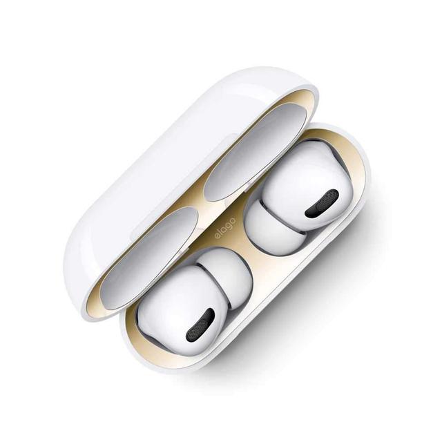 elago dust guard for apple airpods pro 2 sets glossy gold - SW1hZ2U6NDE4NTg=