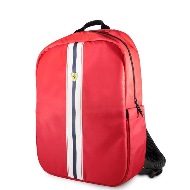 ferrari pista metal logo on track backpack 15 with charging cable red - SW1hZ2U6NDcxMTU=