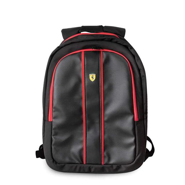 ferrari scuderia new on track backpack 15 with charging cable black - SW1hZ2U6NDA1OTM=