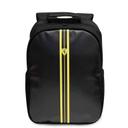 ferrari on track nylon pu carbon computer backpack 15 with yellow stripes black - SW1hZ2U6Nzc3OTM=