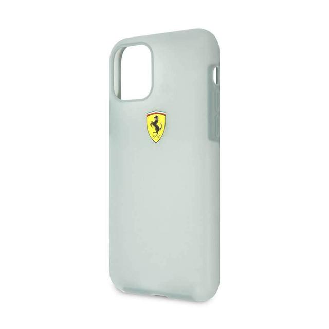 ferrari on track transparent silicone case with printed logo for iphone 11 pro green - SW1hZ2U6NDcxNjI=