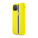 ferrari silicone case on track stripes for iphone 11 pro max yellow - SW1hZ2U6NDcxNDM=