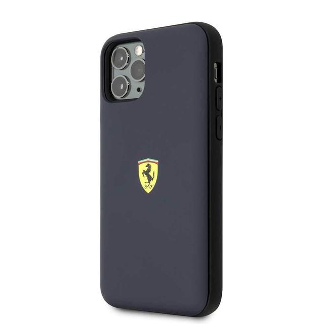 ferrari on track pc tpu case with cardslot magnetic clos for iphone 11 pro max navy - SW1hZ2U6NDcwODM=