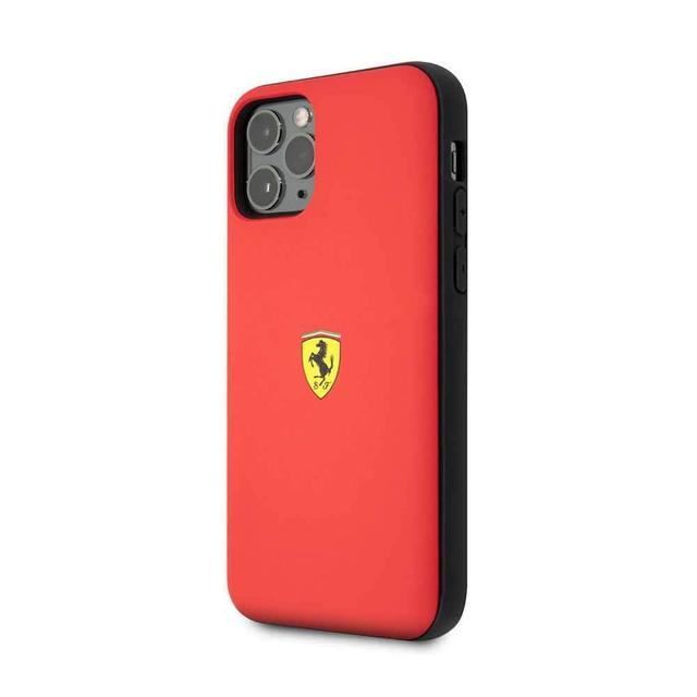 ferrari on track pc tpu case with cardslot magnetic clos for iphone 11 pro red - SW1hZ2U6NDcwNzA=