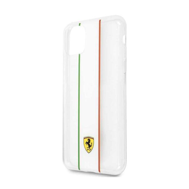 كفر فيراري أصلي من مجموعة إيطاليا لآيفون 11 Pro Max من Ferrari - شفاف - SW1hZ2U6NDcwNTU=