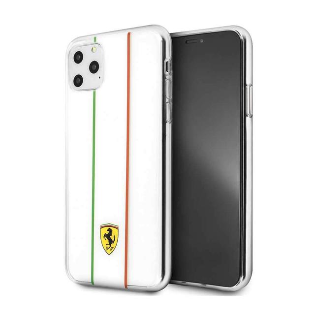 كفر أصلي فاخر تصميم إيطاليا لآيفون 11 Pro من Ferrari - شفاف - SW1hZ2U6NDcwNDg=