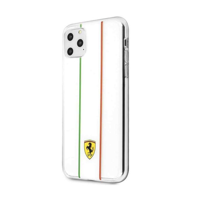 كفر أصلي فاخر تصميم إيطاليا لآيفون 11 Pro من Ferrari - شفاف - SW1hZ2U6NDcwNDk=