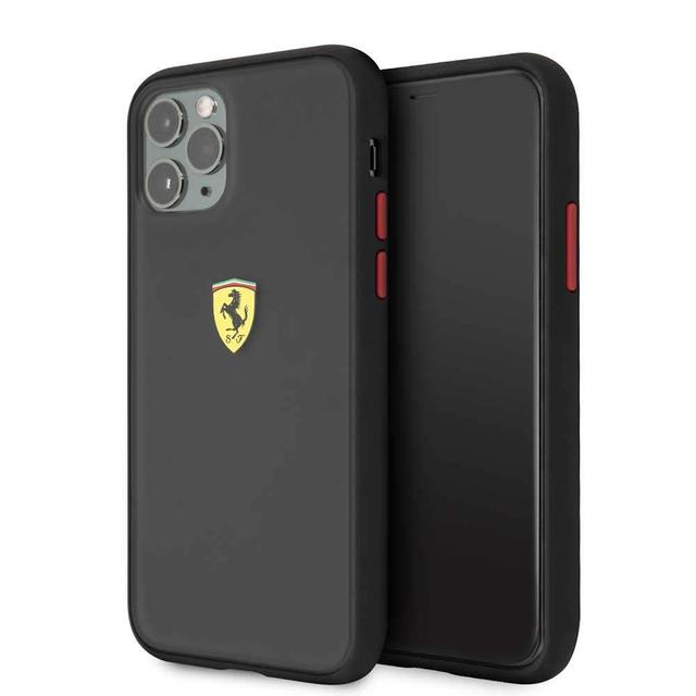 ferrari on track pc tpu case for iphone 11 pro max black outline black - SW1hZ2U6NDcwMzY=