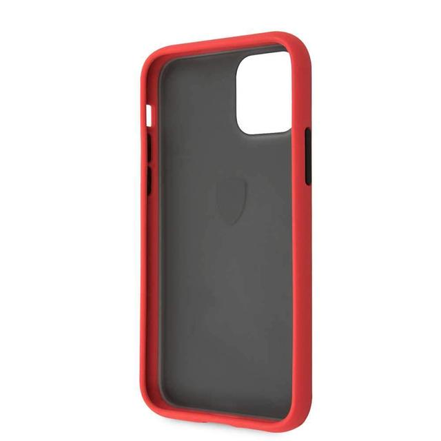 ferrari on track pc tpu case for iphone 11 pro red outline black - SW1hZ2U6NDcwMjE=