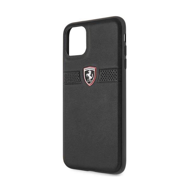 ferrari off track grained leather for iphone 11 pro max black - SW1hZ2U6NDY5Mzg=