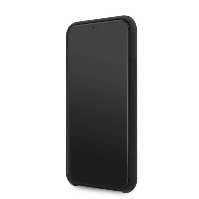 ferrari sf silicone hard case logo shield for iphone 11 black - SW1hZ2U6NDI0NDE=