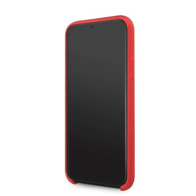 ferrari silicone hard case logo shield for iphone 11 pro red - SW1hZ2U6NDI0Mzc=