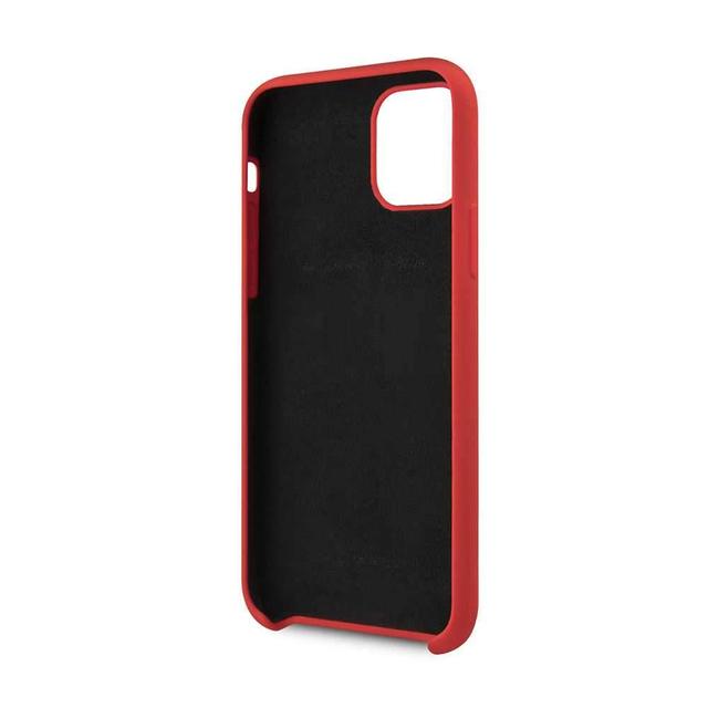 ferrari silicone case on track stripes for iphone 11 red - SW1hZ2U6NDI0MDk=