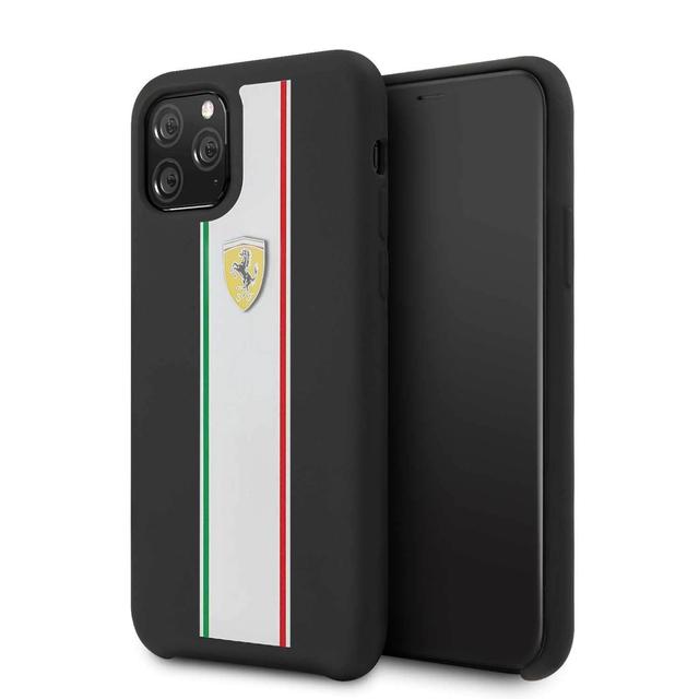 ferrari on track stripes silicon case iphone 11 pro black - SW1hZ2U6NDIzODA=