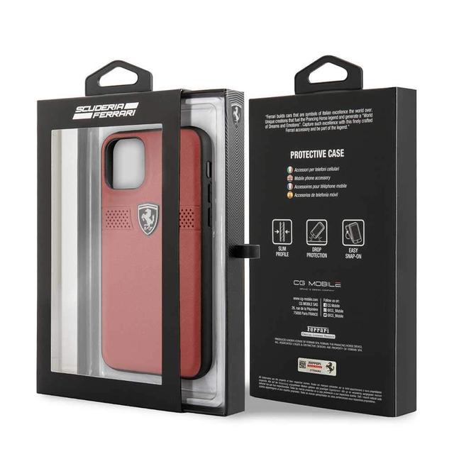ferrari off track grained leather for iphone 11 pro red - SW1hZ2U6NDIyNDg=