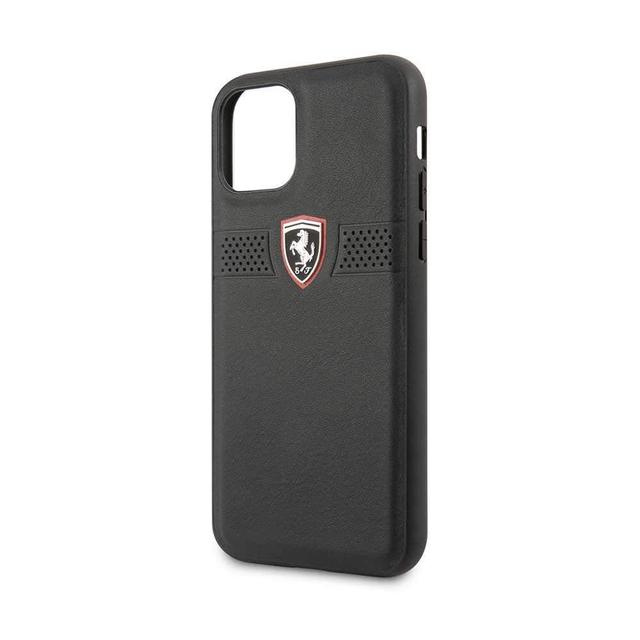 ferrari off track grained leather for iphone 11 pro black - SW1hZ2U6NDIyNDE=