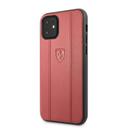 ferrari off track leather embossed line for iphone 11 red - SW1hZ2U6NDIyMTk=