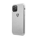 ferrari heritage real carbon hard case for apple iphone 11 pro silver - SW1hZ2U6NDIxNTM=