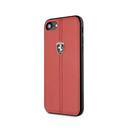 ferrari vertical stripe leather hard case for iphone se 2 red - SW1hZ2U6NTA1NDY=
