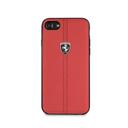 ferrari vertical stripe leather hard case for iphone se 2 red - SW1hZ2U6NTA1NDc=