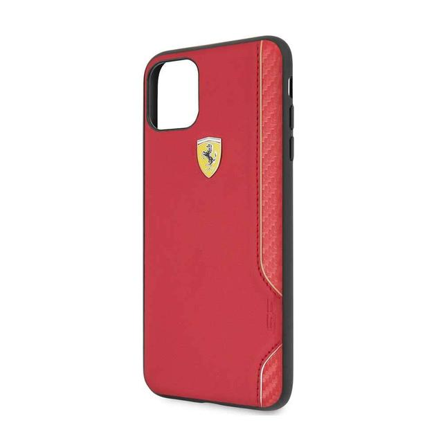 ferrari on track pu rubber soft case for iphone 11 pro red - SW1hZ2U6NTA3NDc=