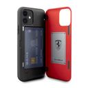 ferrari on track pc tpu case with cardslot magnetic clos for iphone 11 red - SW1hZ2U6NTEzMzU=