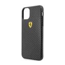 ferrari shockproof printed carbon effect for iphone 11 pro black - SW1hZ2U6NDcwOTY=