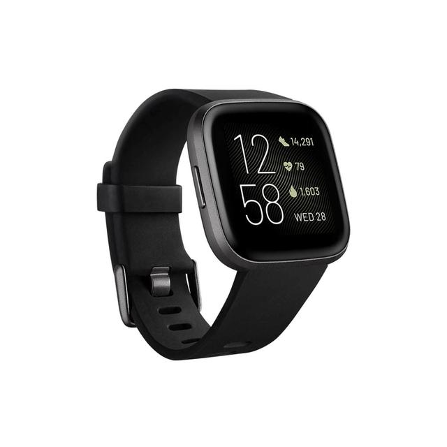 fitbit versa 2 fitness wristband with heart rate tracker black - SW1hZ2U6NDI0Njg=