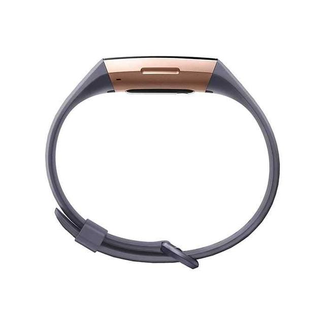 fitbit charge 3 fitness wristband with heart rate tracker rose gold gray - SW1hZ2U6NDcyMzc=