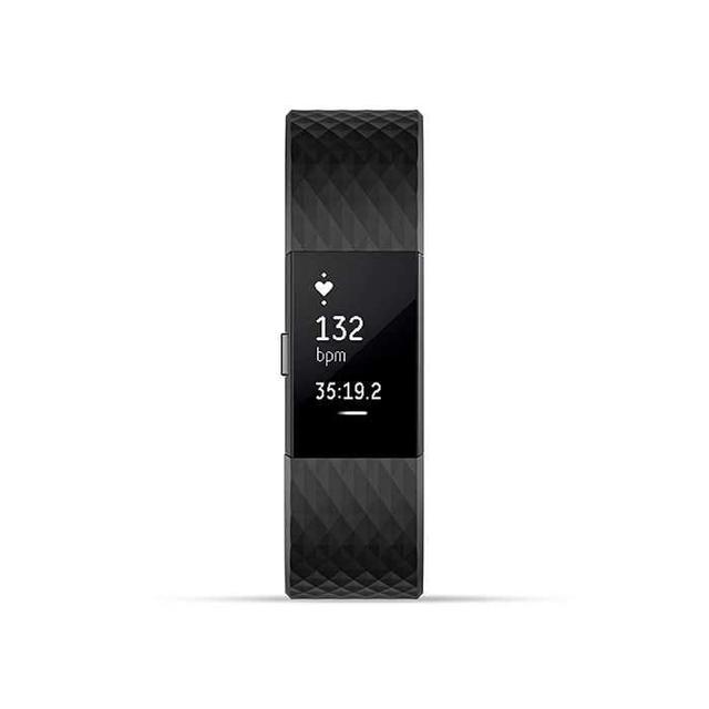 fitbit charge 3 fitness wristband with heart rate tracker gunmetal black - SW1hZ2U6NDcyMzM=